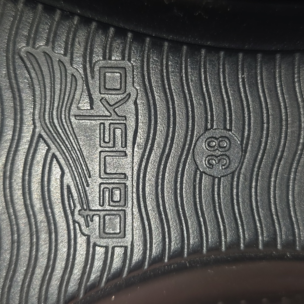 Dansko Women's Deidra Mary Jane Leather Flats Black Size EU 38 - Picture 7 of 9
